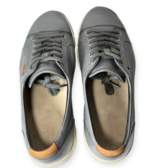 ECCO Men Soft 7 Sneaker Leather Gray EU 46 US 13 - Picture 3 of 8